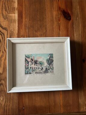 Set of Vintage chalk drawings from St. Augustine, FL